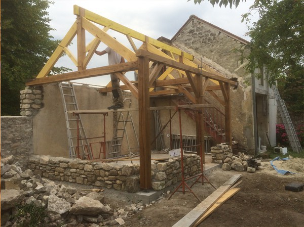 Construction maison en bois à Pontpoint