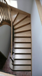 Escalier en bois à Compiègne