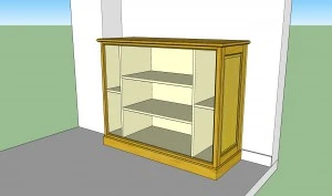 meuble-bas-en bois à Pontpoint